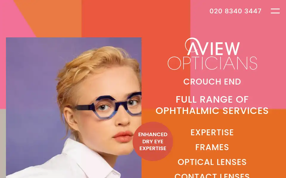 Screenshot of aview.co.uk