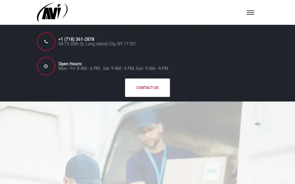 Screenshot of avimoving.com