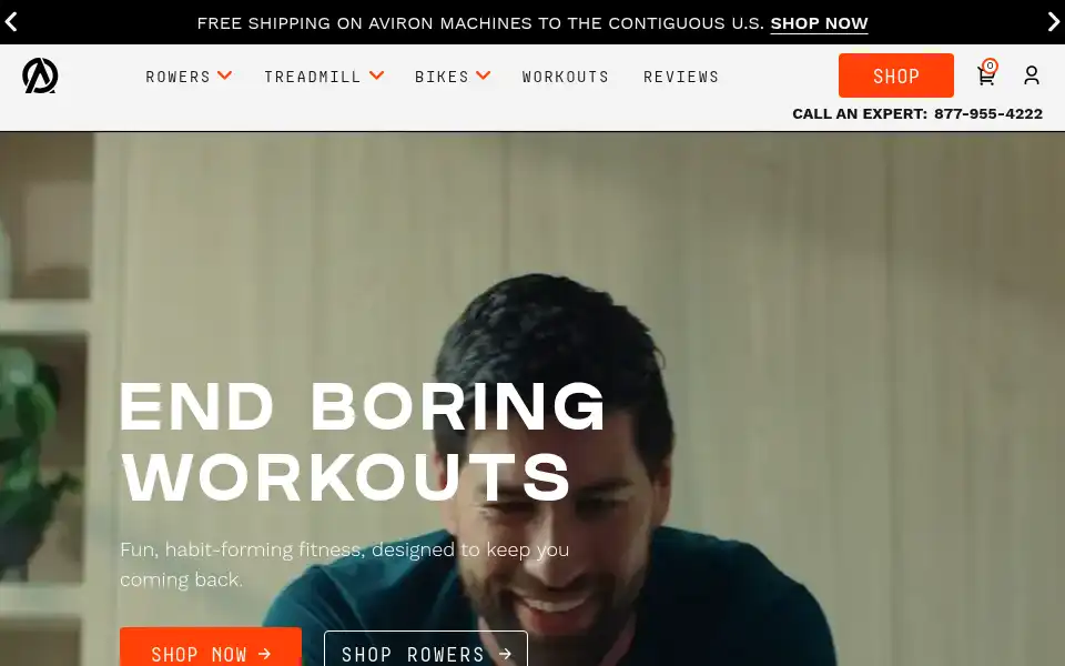 Screenshot of avironactive.com