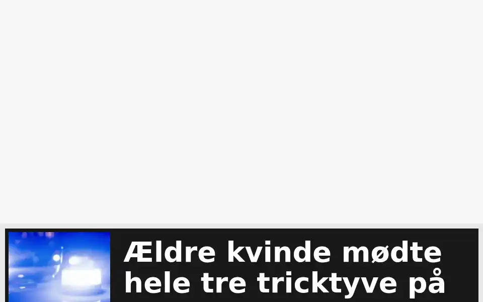 Screenshot of avisen.dk