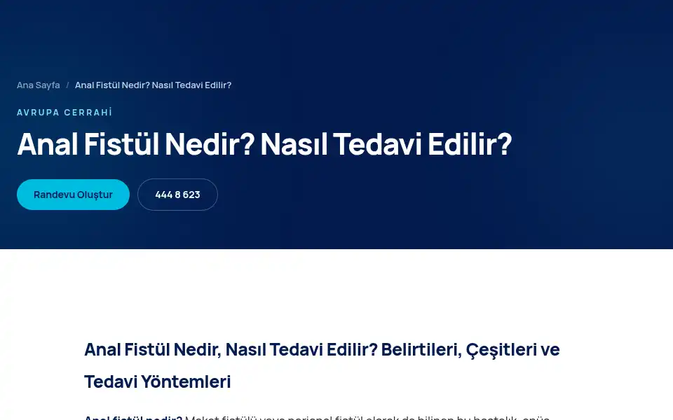 Screenshot of avrupacerrahi.com.tr