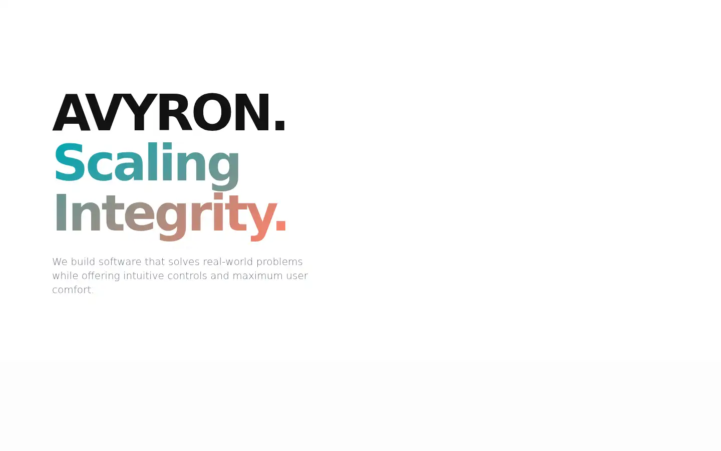 Screenshot of avyron.com