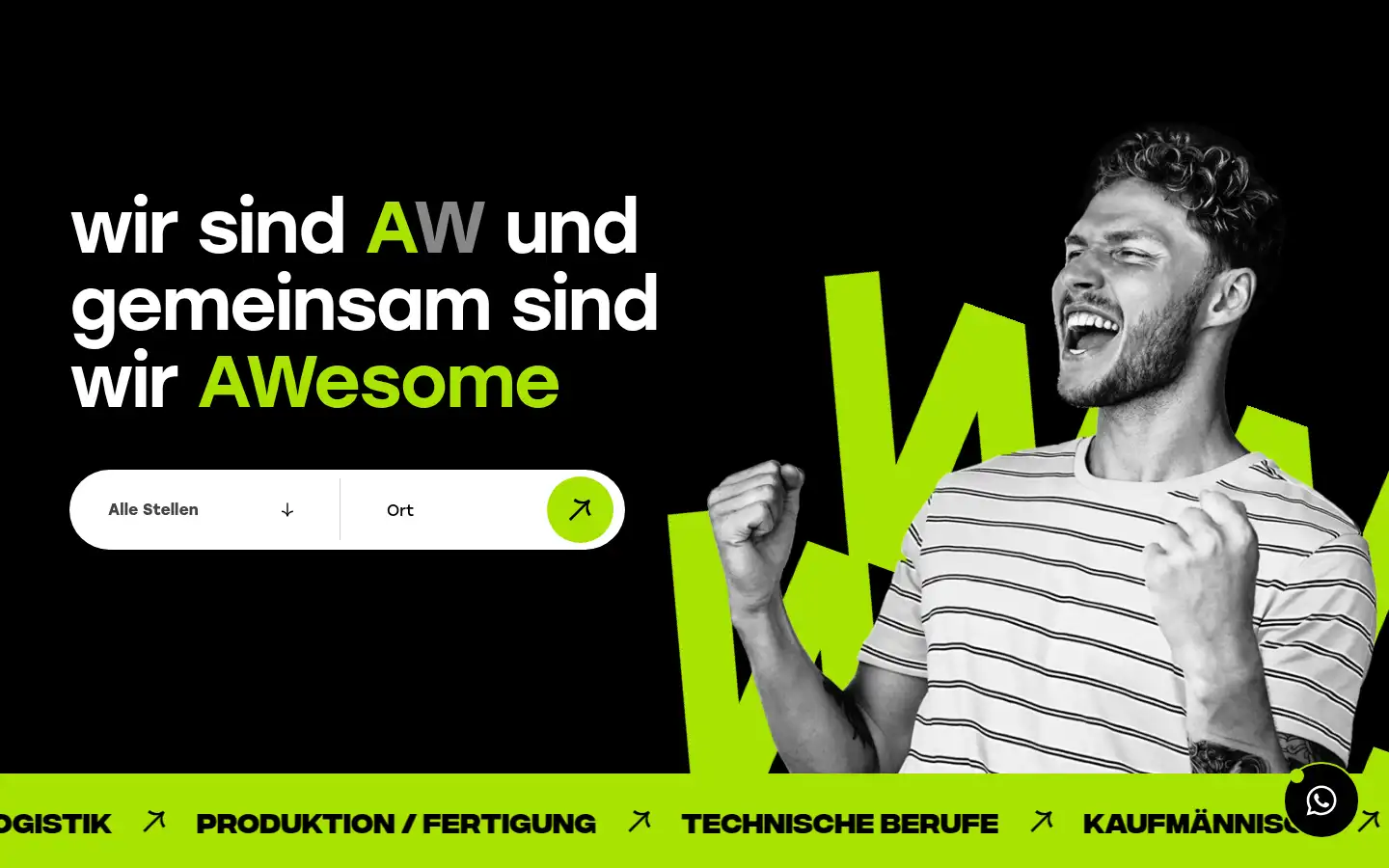 Screenshot of aw-personal.de