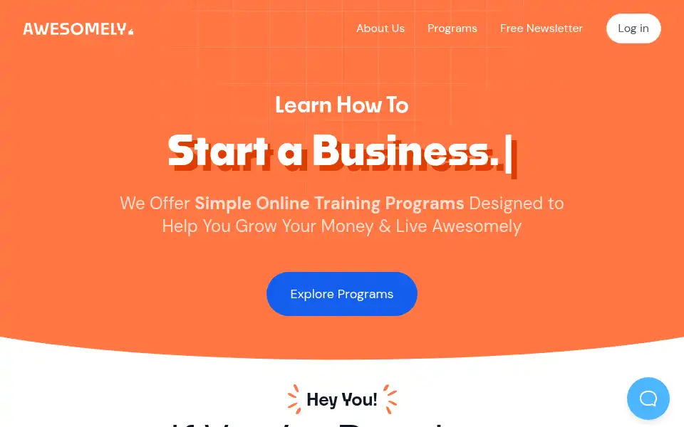 Screenshot of awesomely.com
