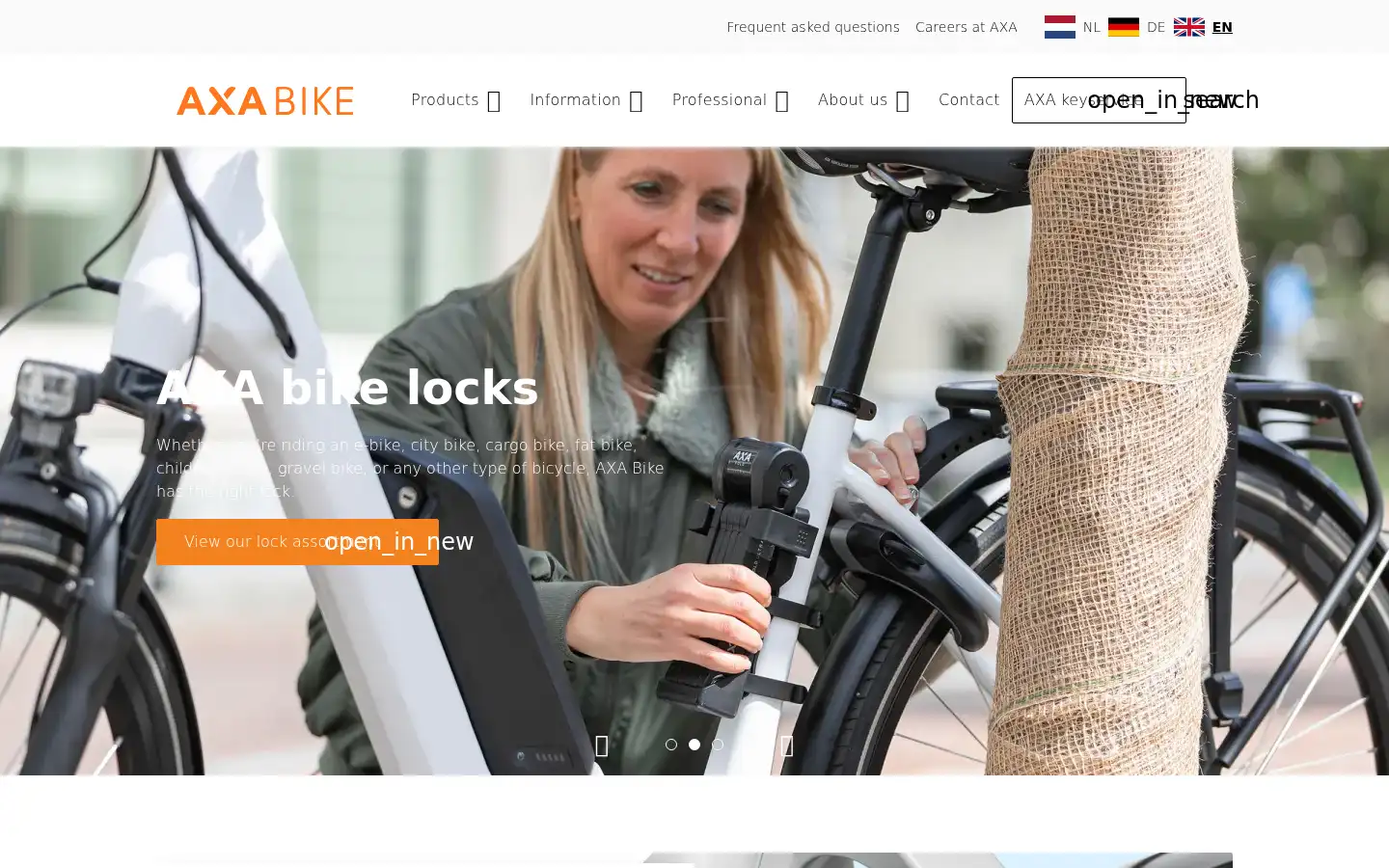 Screenshot of axabikesecurity.com