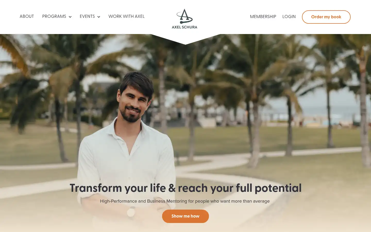 Screenshot of axelschura.com