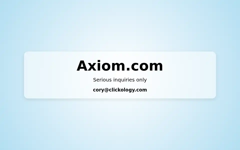 Screenshot of axiom.com