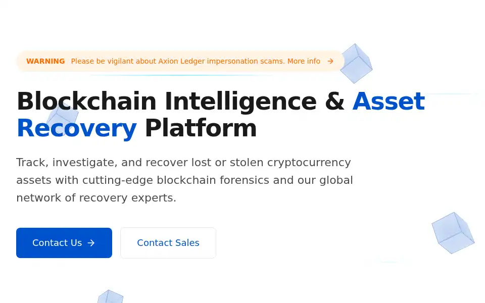 Screenshot of axion-ledger.com