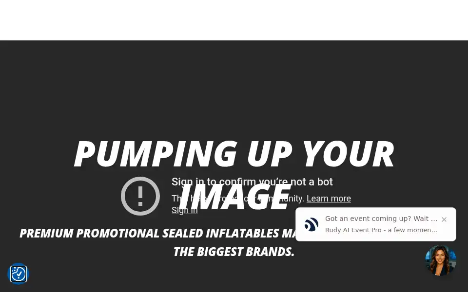 Screenshot of axion4event.com