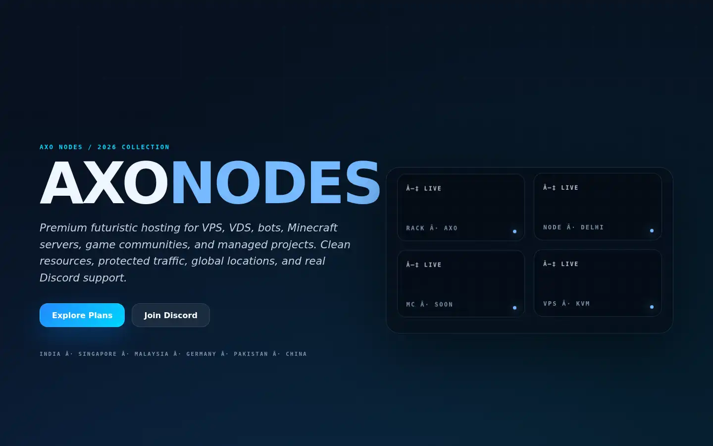 Screenshot of axonodes.fun