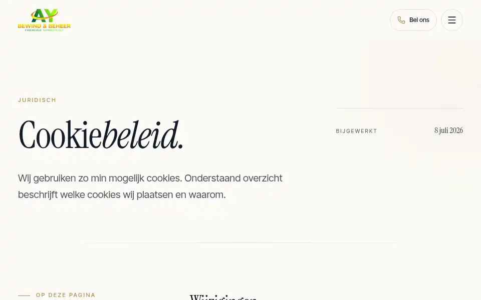 Screenshot of aybewind.com