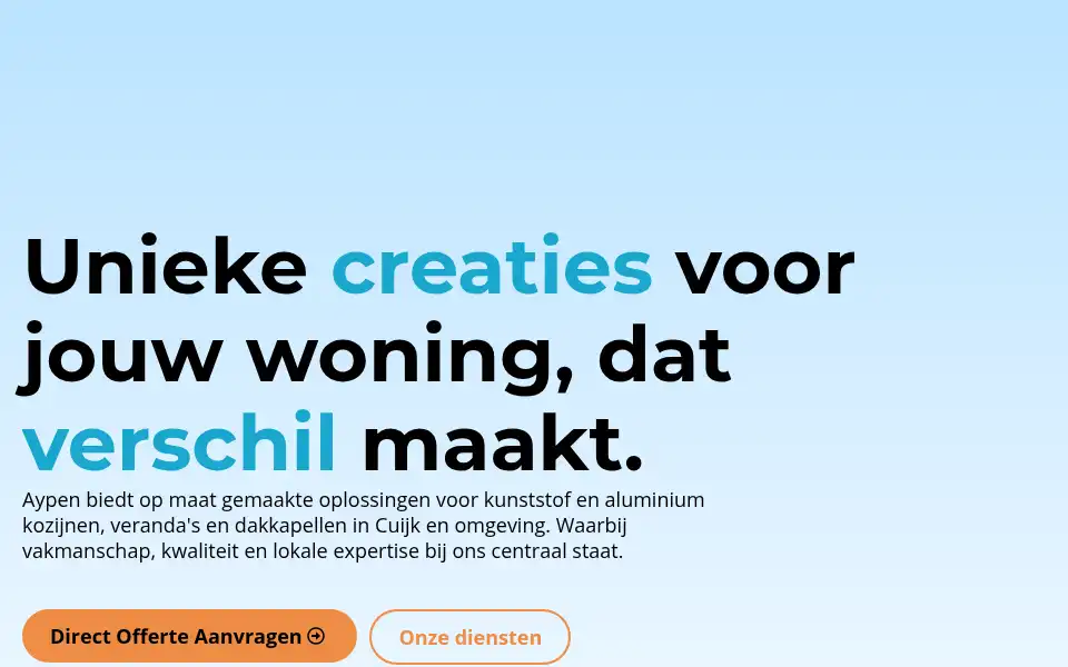 Screenshot of aypen.nl