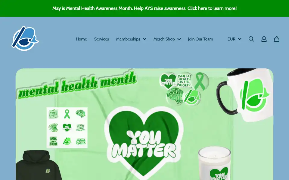 Screenshot of aysdiscord.com