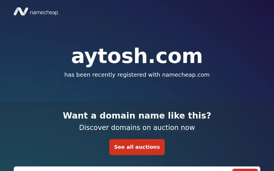 Screenshot of aytosh.com