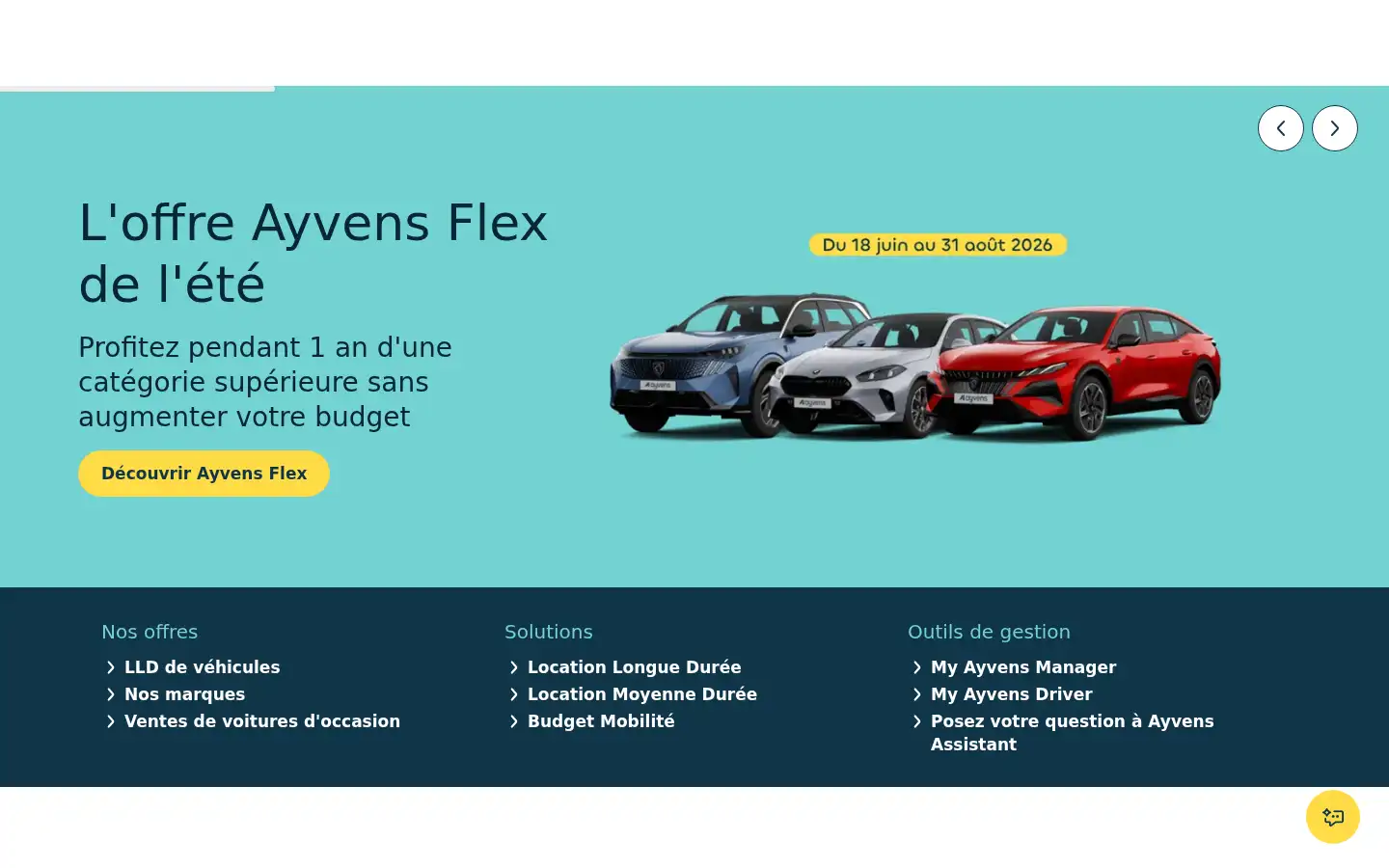 Screenshot of ayvens.de
