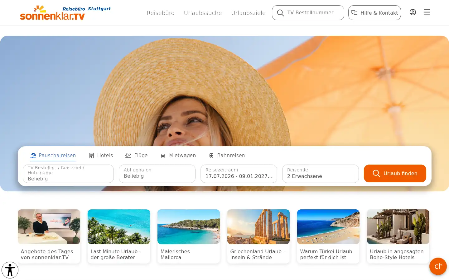 Screenshot of az-travel.de