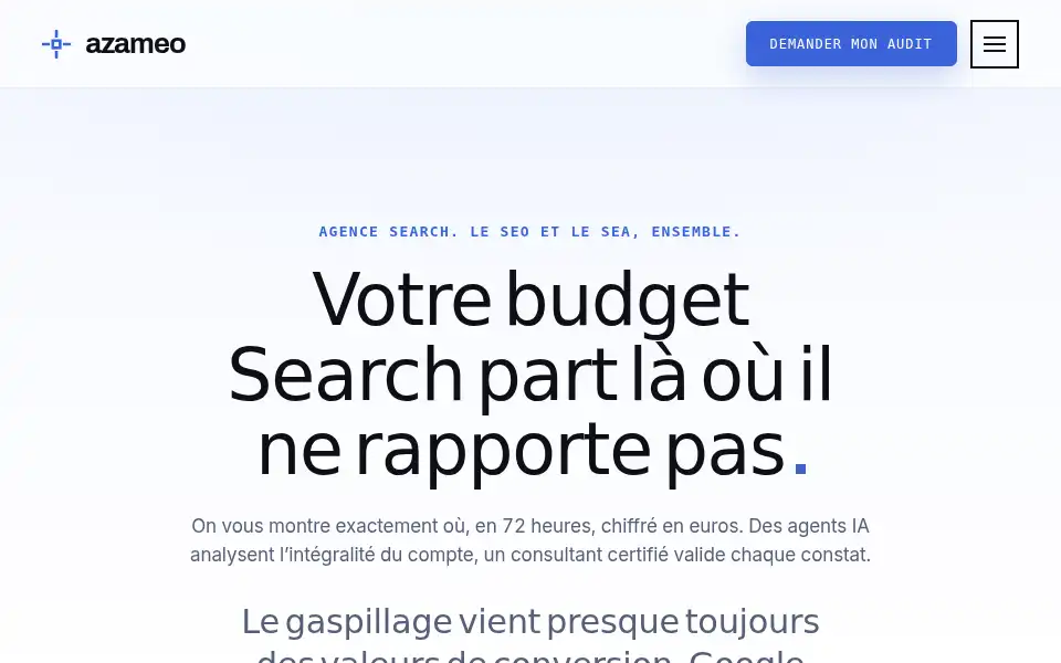 Screenshot of azameo.com