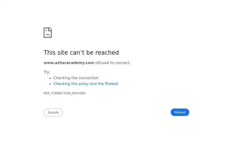 Screenshot of azharacademy.com