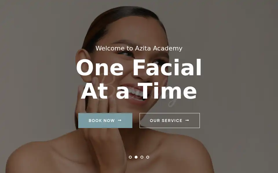 Screenshot of azitaacademy.co.uk