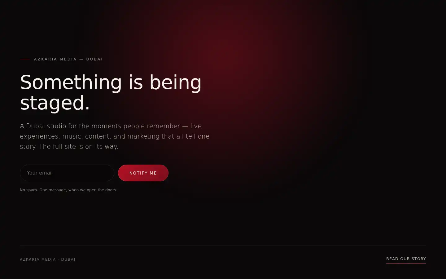 Screenshot of azkaria-media.com