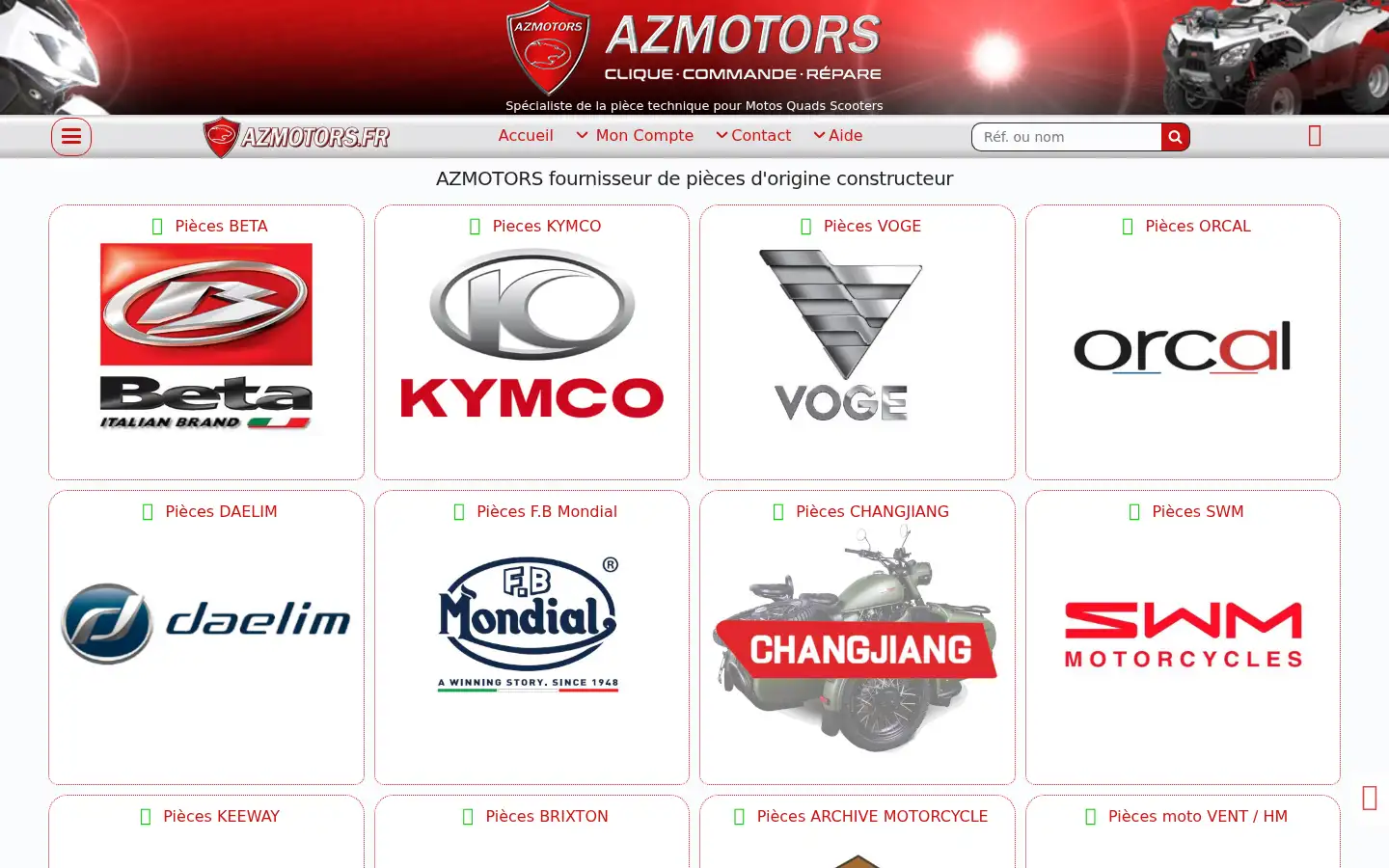 Screenshot of azmotors.fr