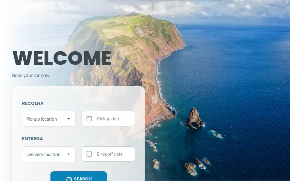 Screenshot of azoreanwayrentacar.com