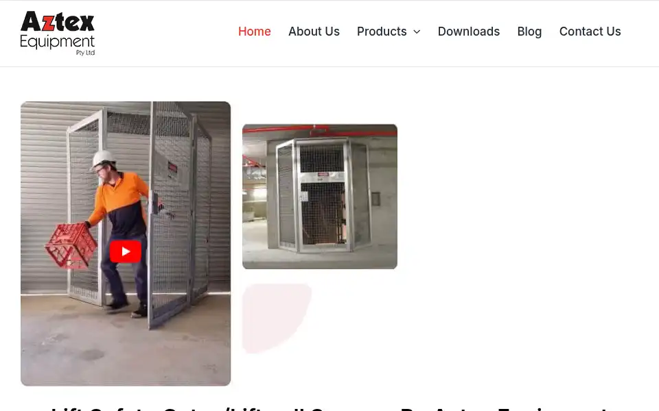 Screenshot of aztex.com.au