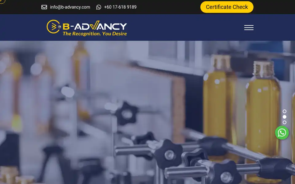 Screenshot of b-advancy.com