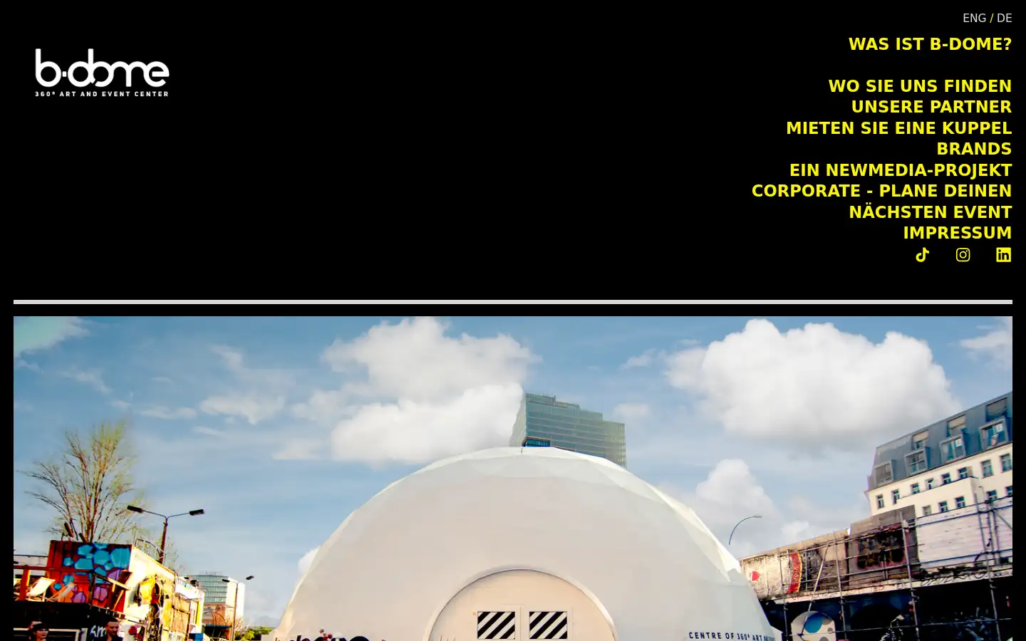 Screenshot of b-dome.com
