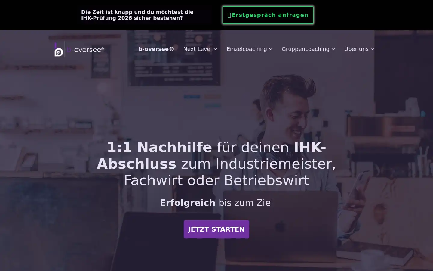 Screenshot of b-oversee.de
