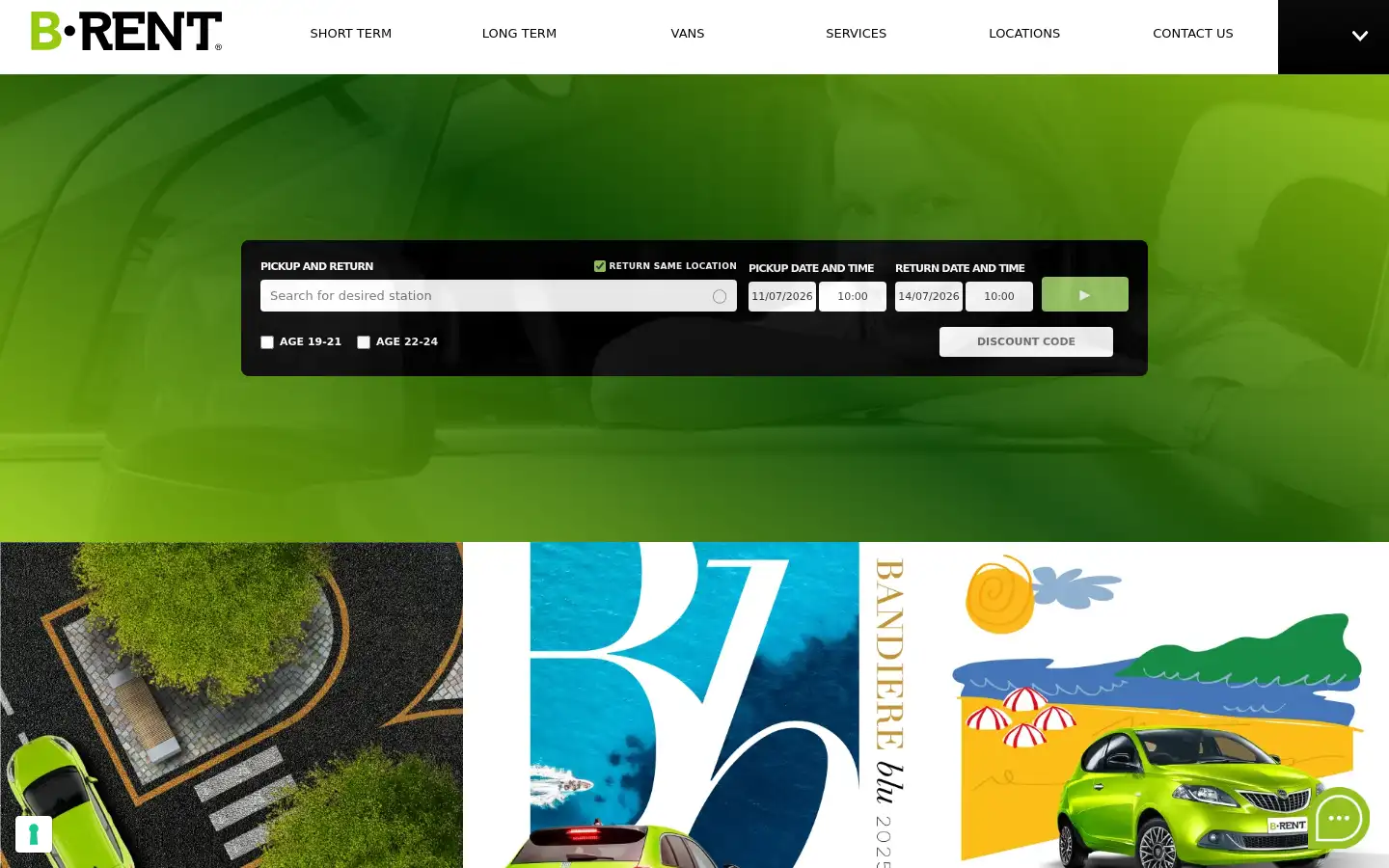 Screenshot of b-rent.it