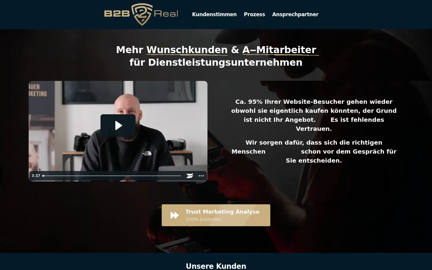 Screenshot of b2breal.de