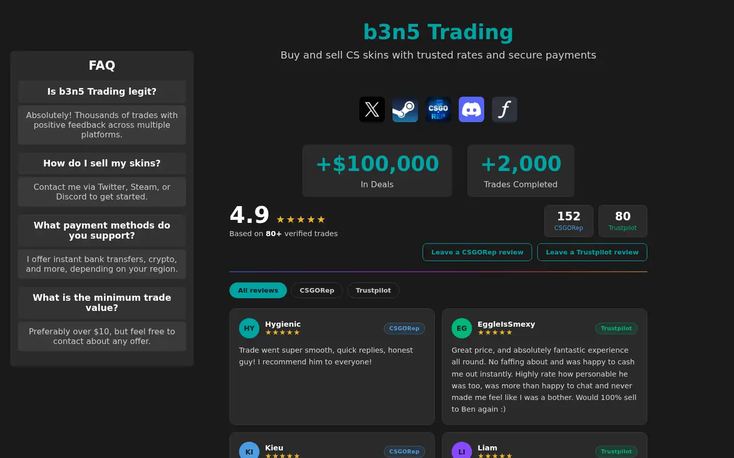 Screenshot of b3n5.uk