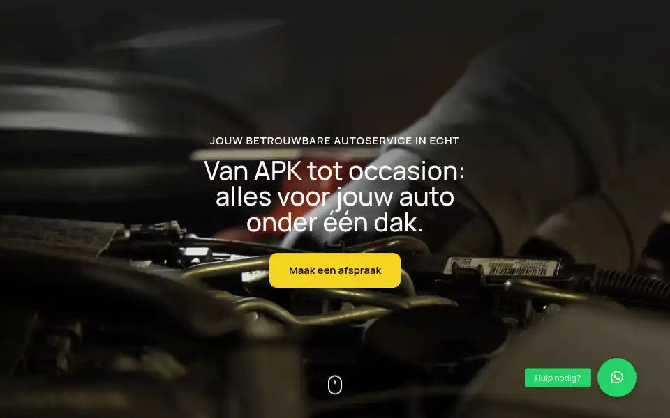 Screenshot of ba-autoservice.nl