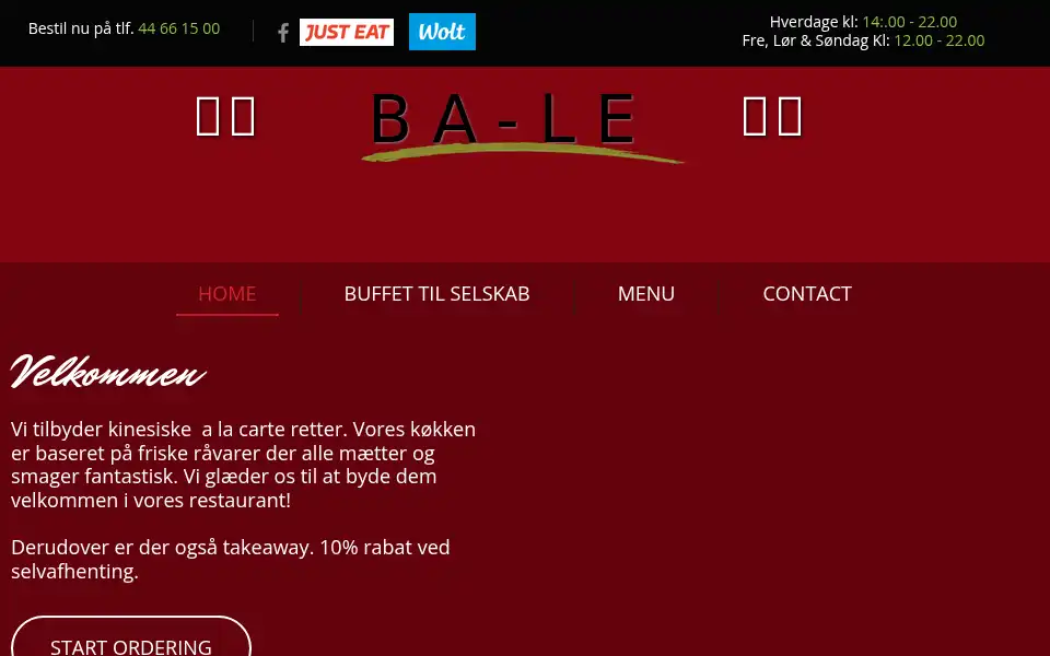 Screenshot of ba-le.dk