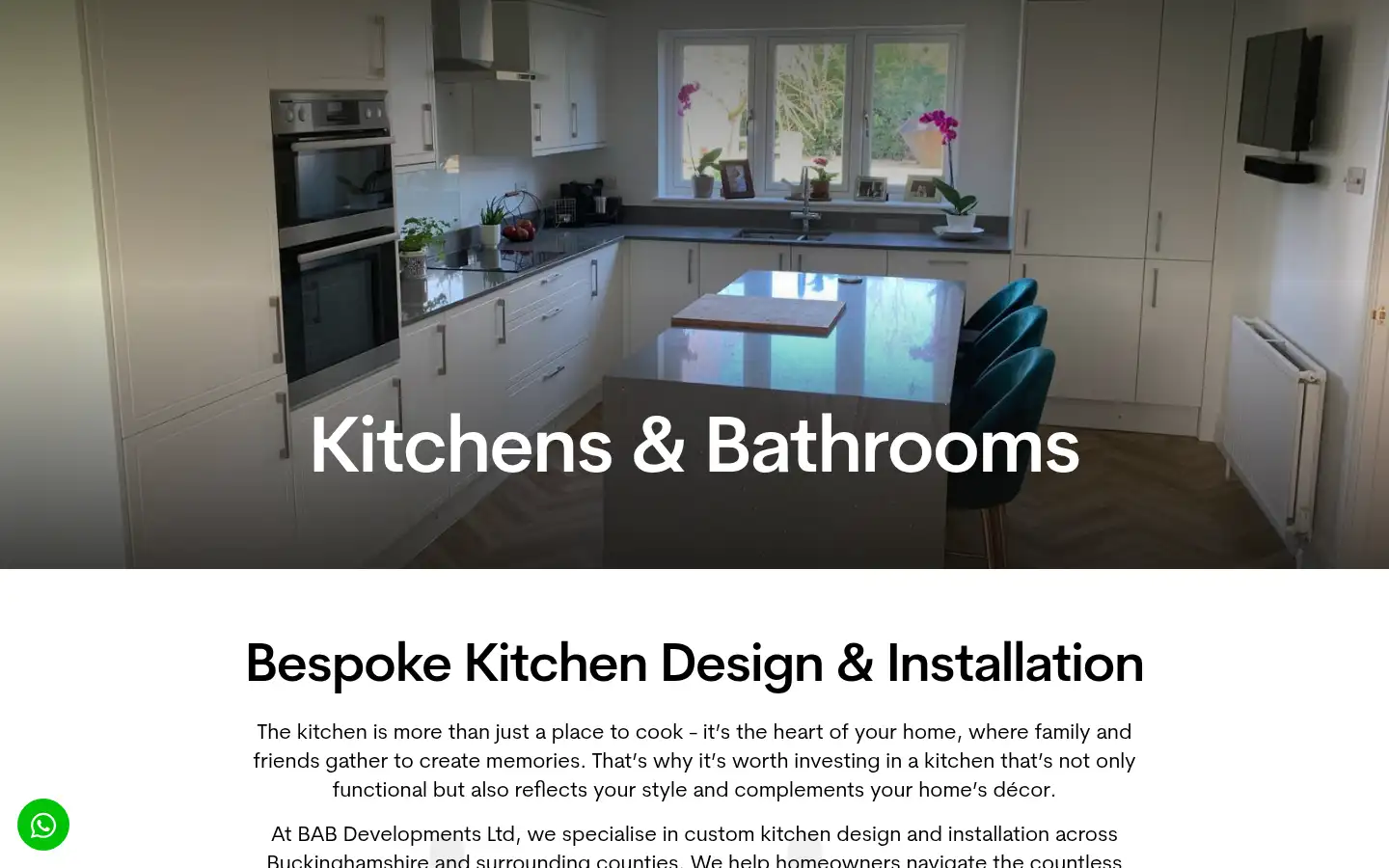 Screenshot of babdevelopments.co.uk