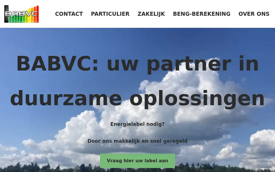 Screenshot of babvc.nl