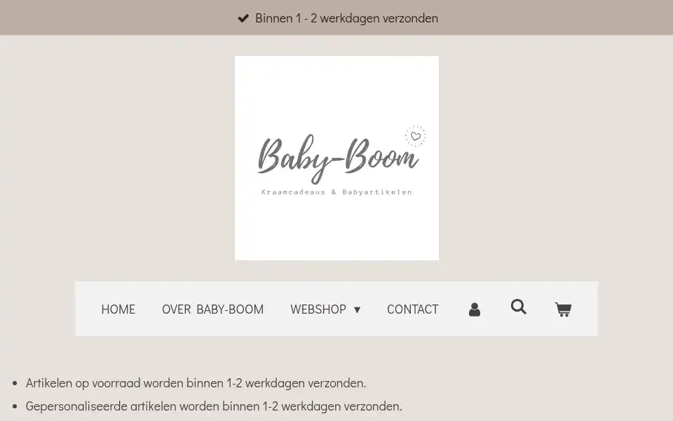 Screenshot of baby-boom.nl