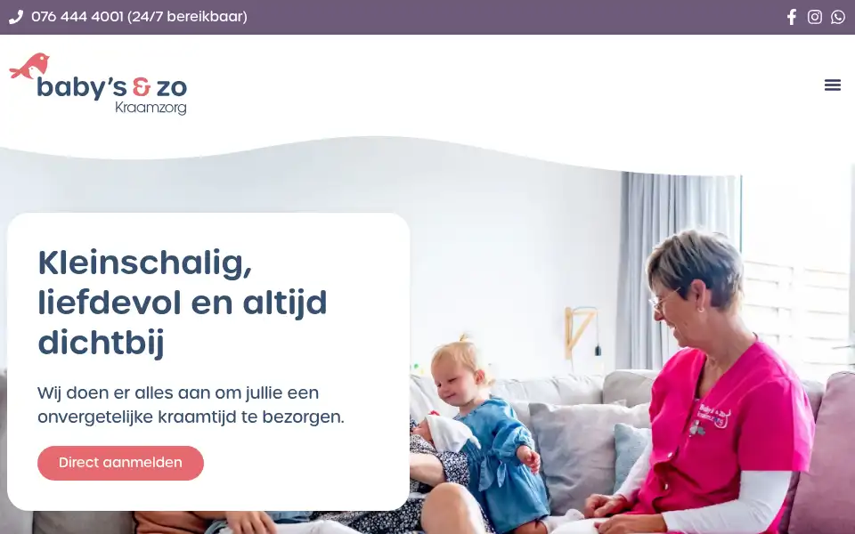 Screenshot of baby-en-zo.nl