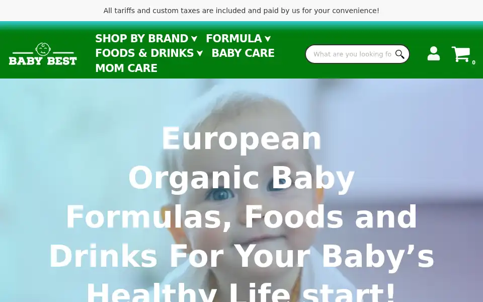 Screenshot of babybest.store