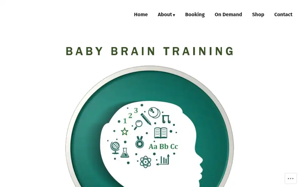 Screenshot of babybraintraining.com