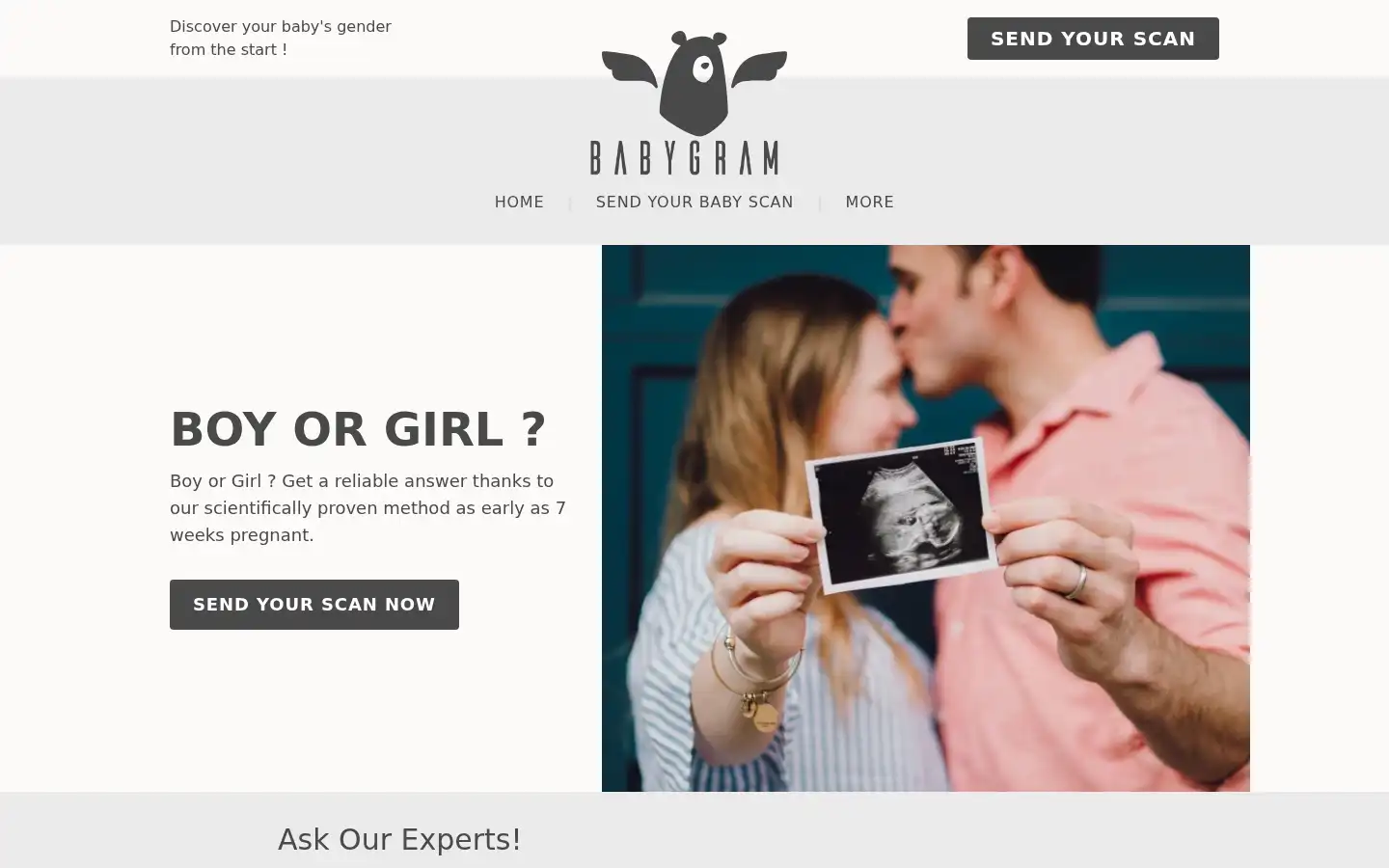 Screenshot of babygram.me