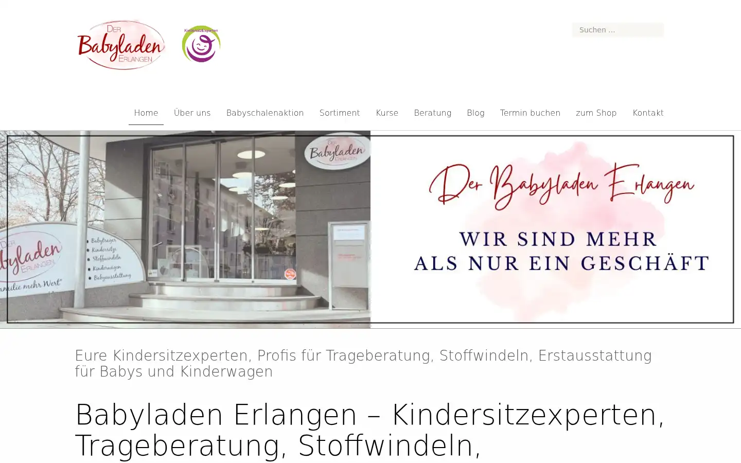 Screenshot of babyladen-erlangen.de