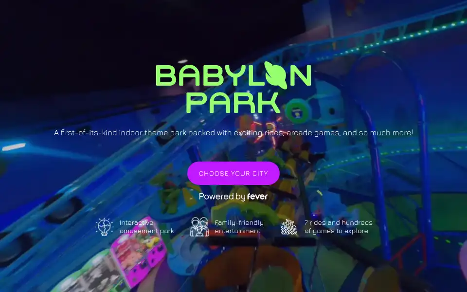 Screenshot of babylonpark.com