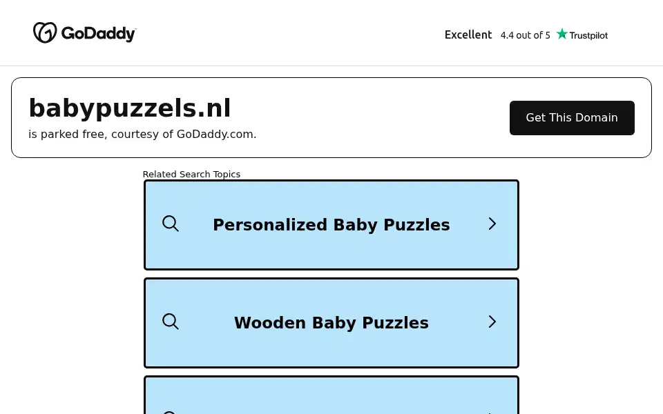 Screenshot of babypuzzels.nl