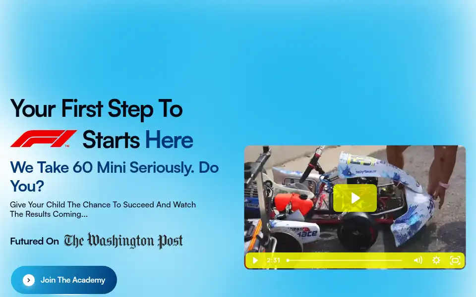Screenshot of babyrace.com