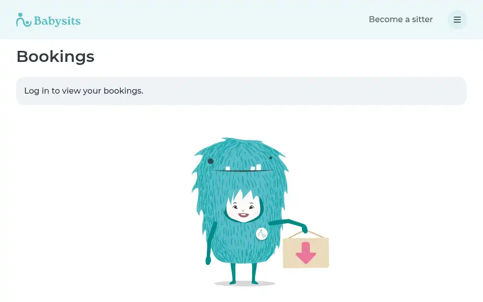 Screenshot of babysits.sg