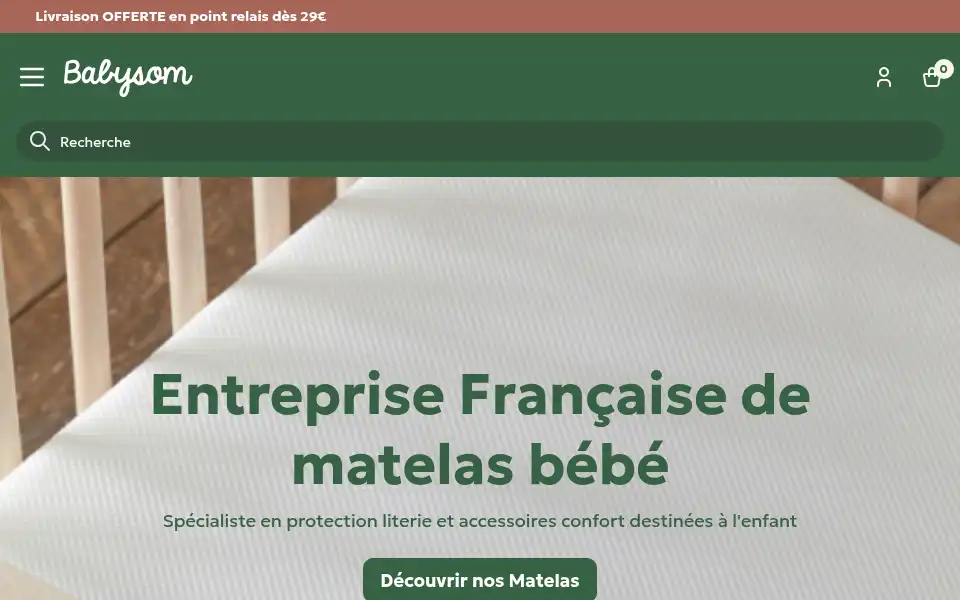 Screenshot of babysom.fr
