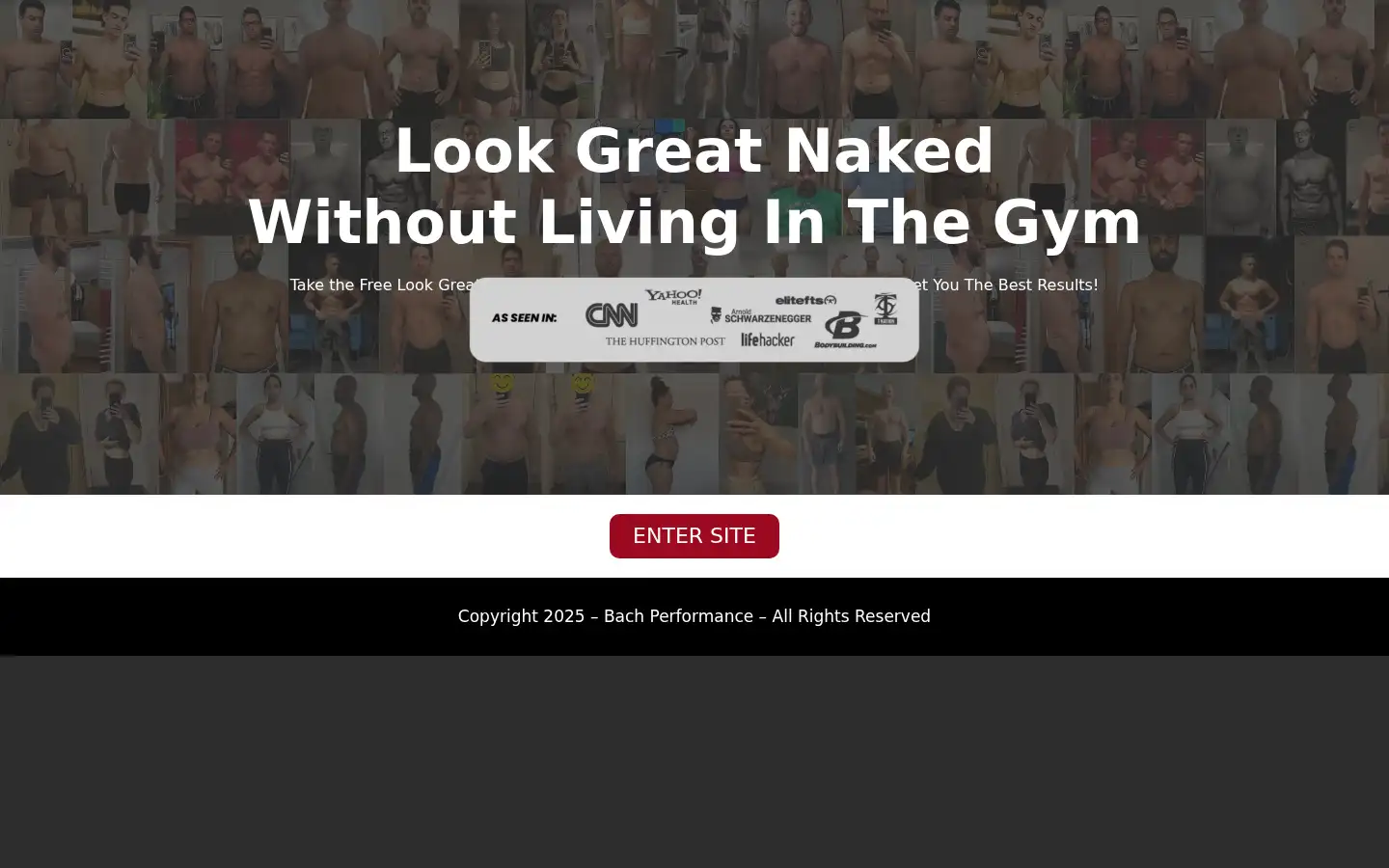 Screenshot of bachperformance.com