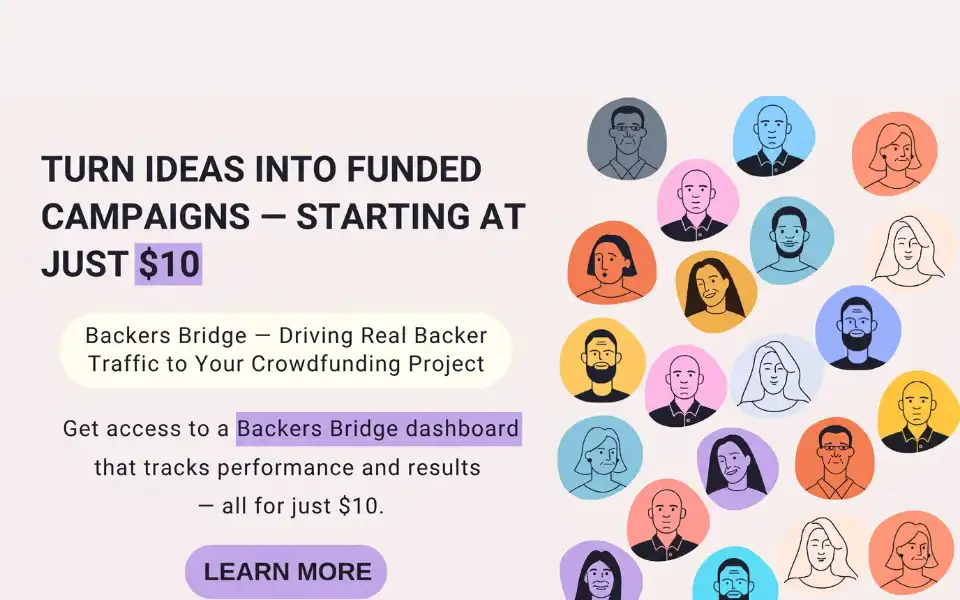 Screenshot of backersbridge.com